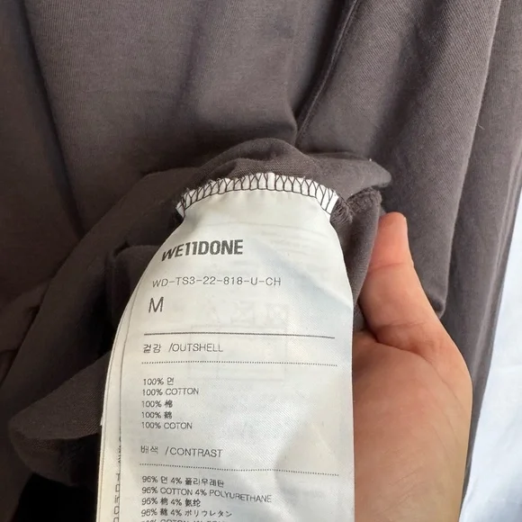 WE11DONE Men's Crewneck Sweater Size Medium